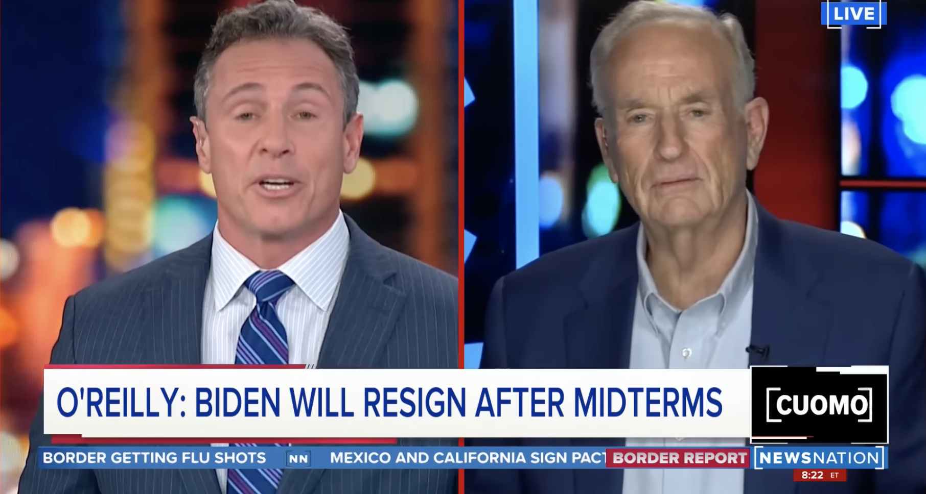 O'Reilly Spars With Cuomo Over Biden, Fetterman on NewsNation